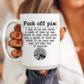 Pie Recipe Ceramic Mug 15 oz - WonderingCloth