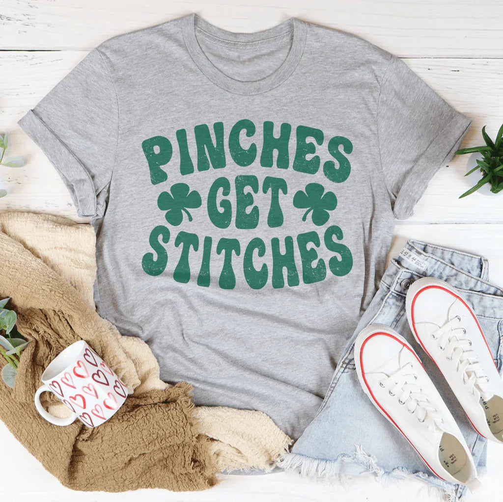 Pinches Get Stitches Tee - WonderingCloth