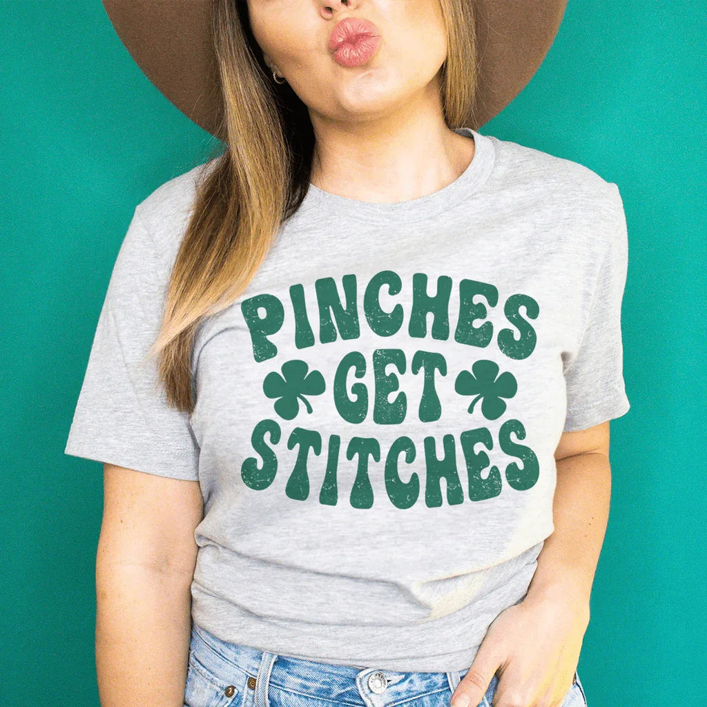 Pinches Get Stitches Tee - WonderingCloth