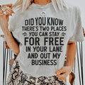 Places You Can Stay For Free Tee - WonderingCloth