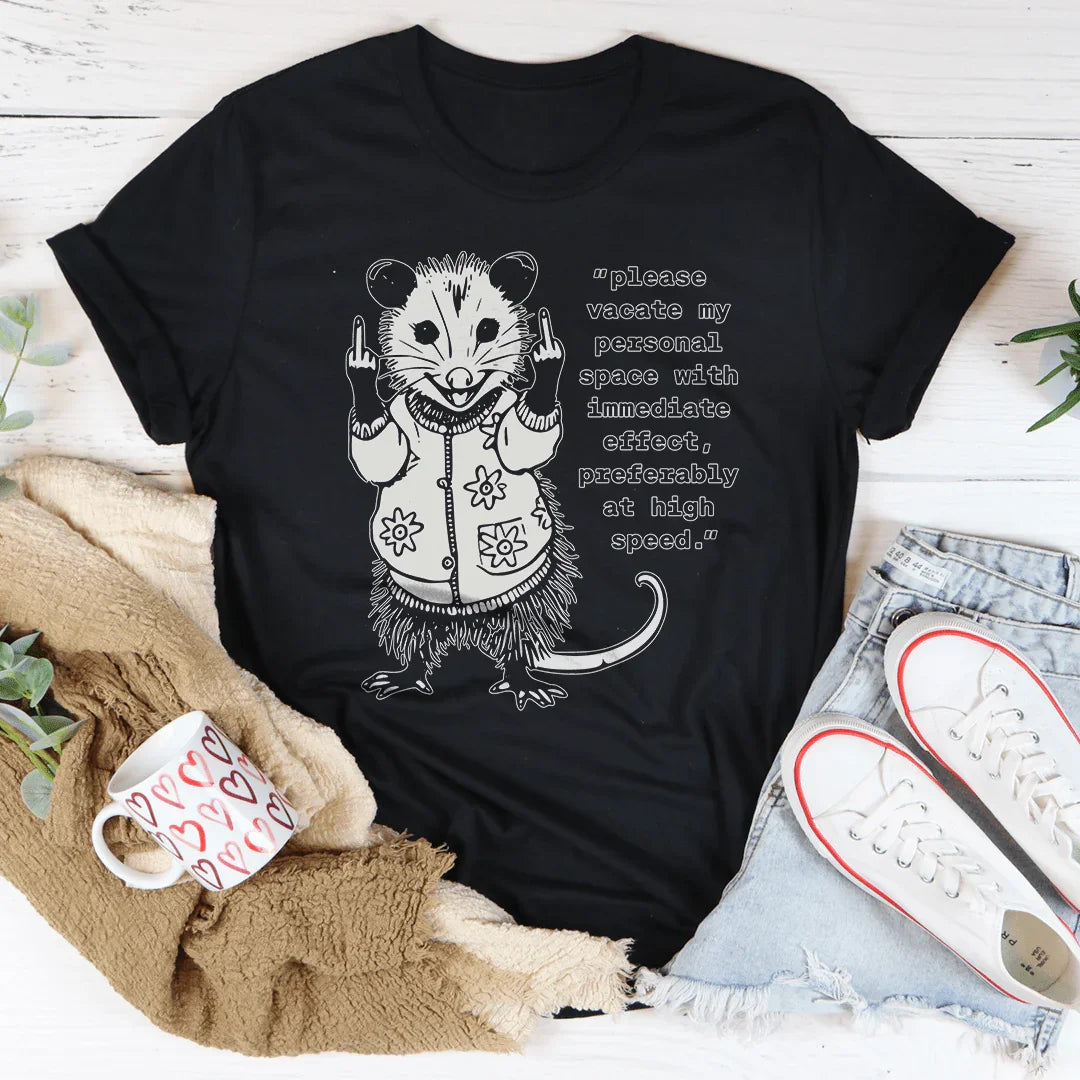 Please Vacate My Personal Space Tee - WonderingCloth