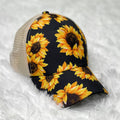 Sunflower Ponytail Hat