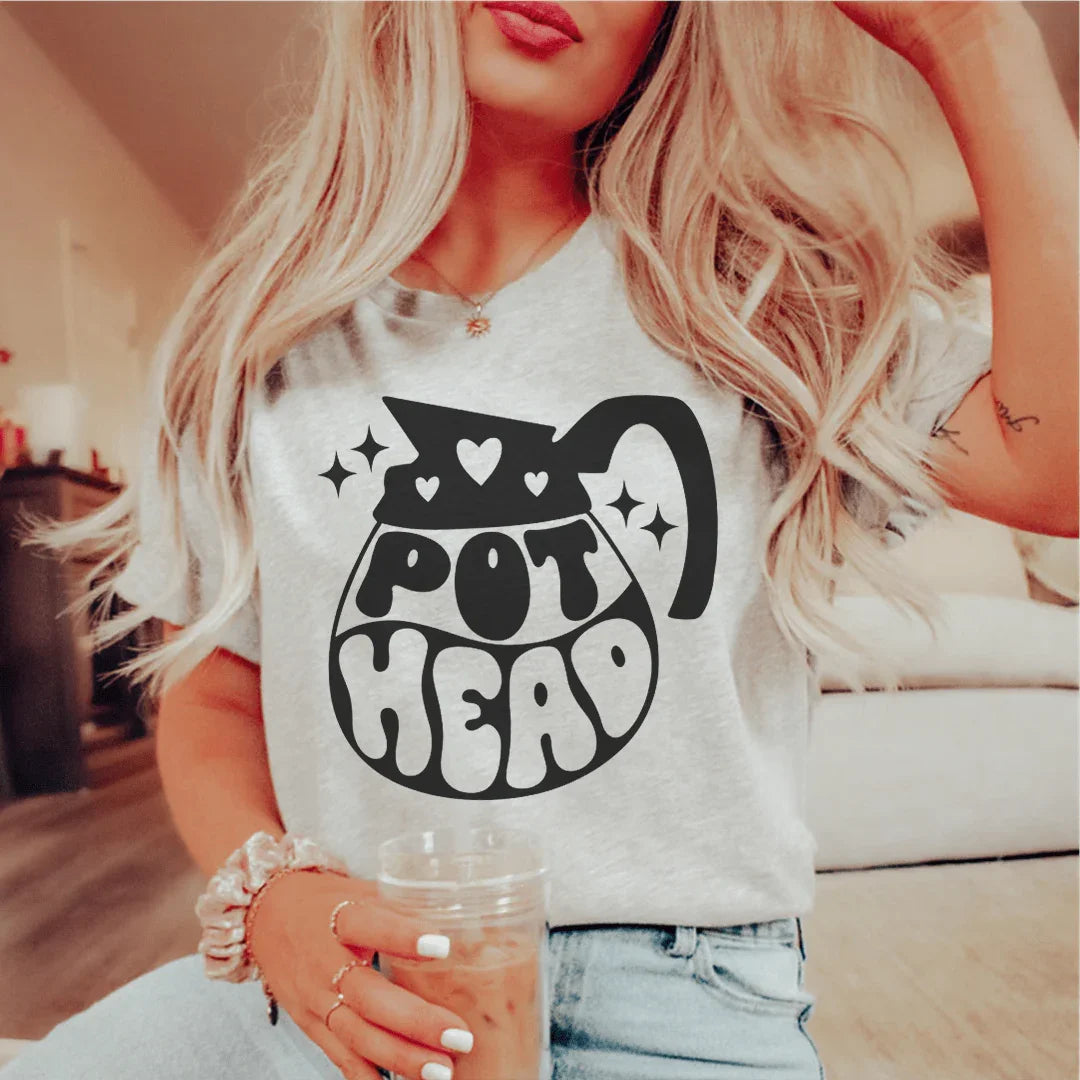 Pot Head Coffee Tee - WonderingCloth