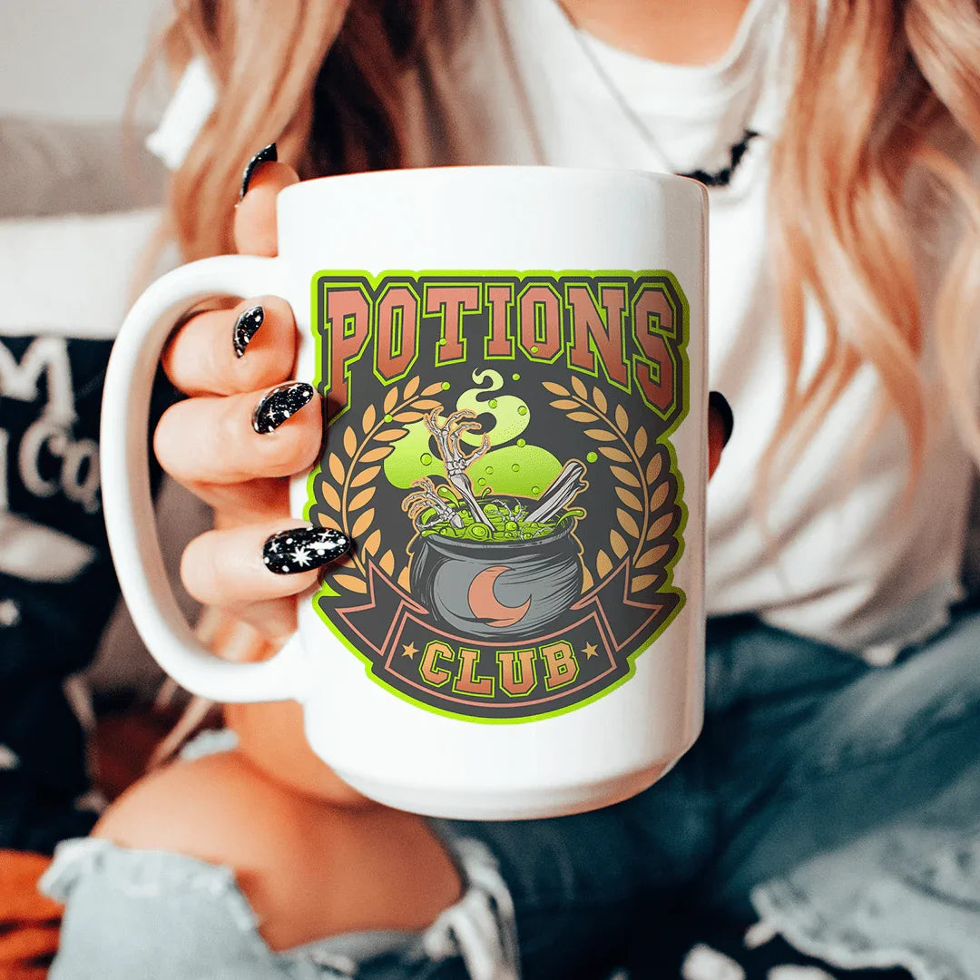Potions Club Ceramic Mug 15oz - WonderingCloth