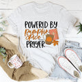 Powered By Pumpkin Spice & Prayer Tee - WonderingCloth