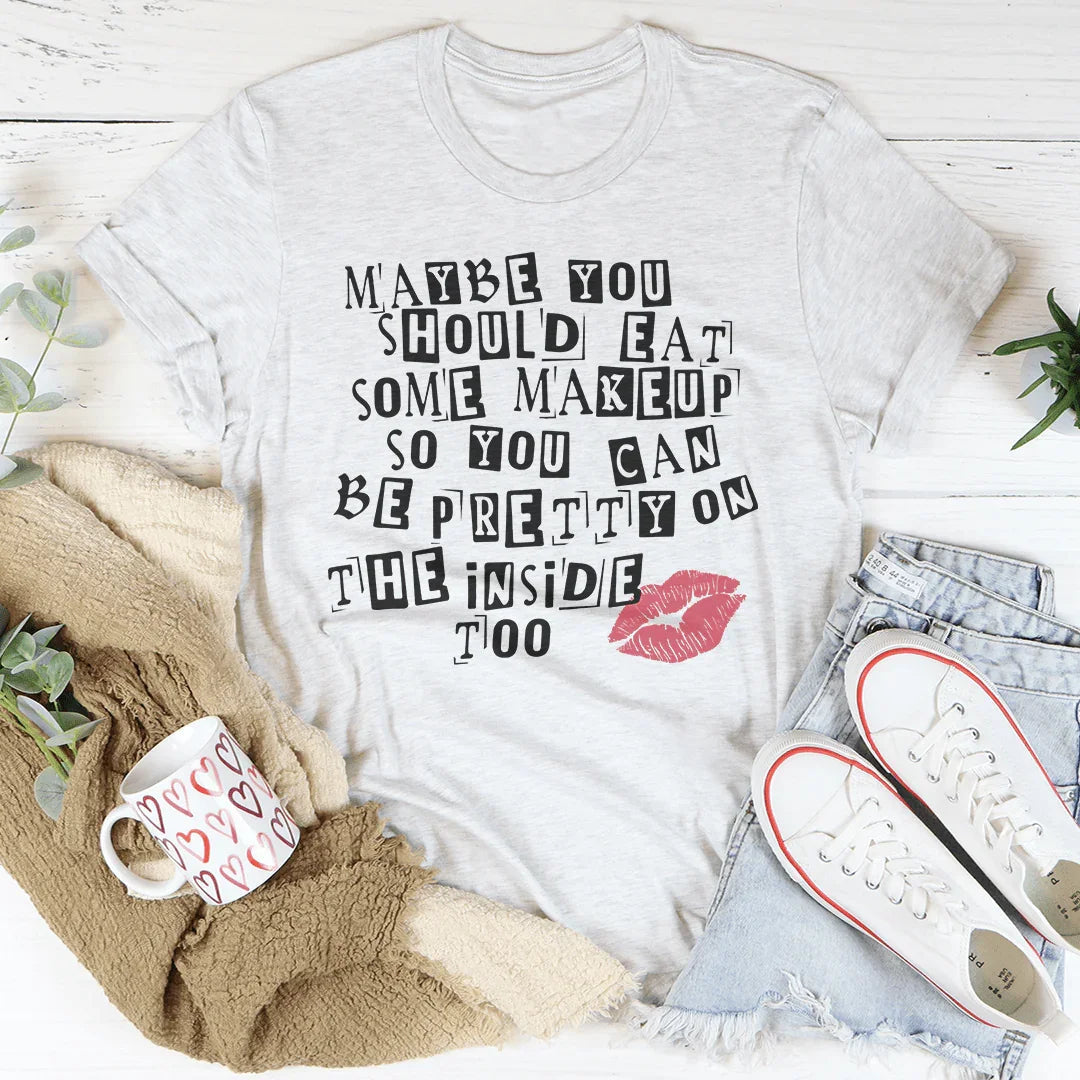 Pretty On The Inside Tee - WonderingCloth