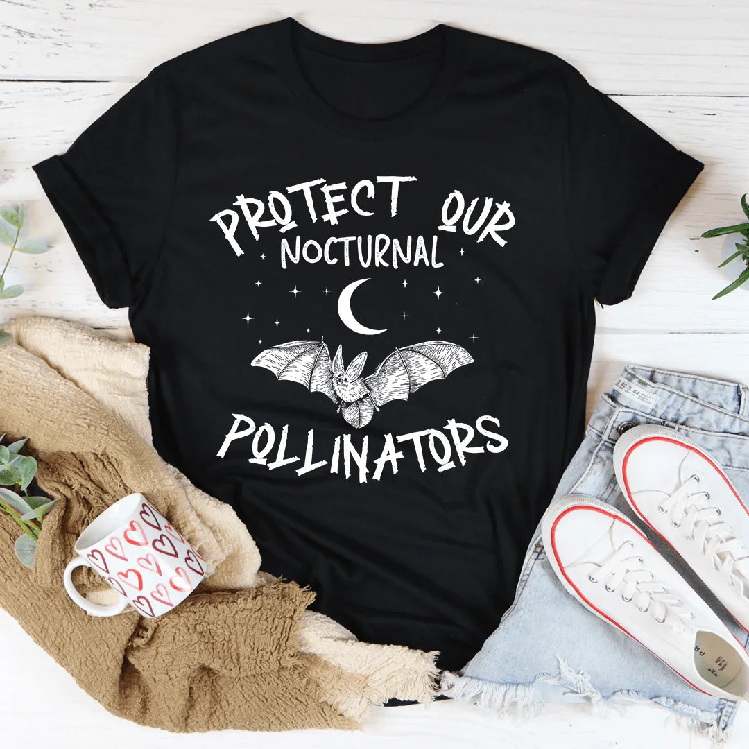 Protect Our Nocturnal Pollinators Tee - WonderingCloth