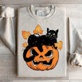 Pumpkin Cat Sweatshirt - WonderingCloth