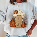 Pumpkin Spice Latte Sweatshirt - WonderingCloth