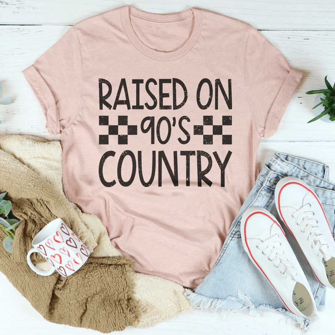 Raised On 90's Country Tee - WonderingCloth