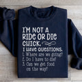 Rie Or Die Chick Sweatshirt - WonderingCloth