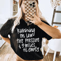 Running On Low Tire Pressure & 5 Miles Till Empty Tee - WonderingCloth
