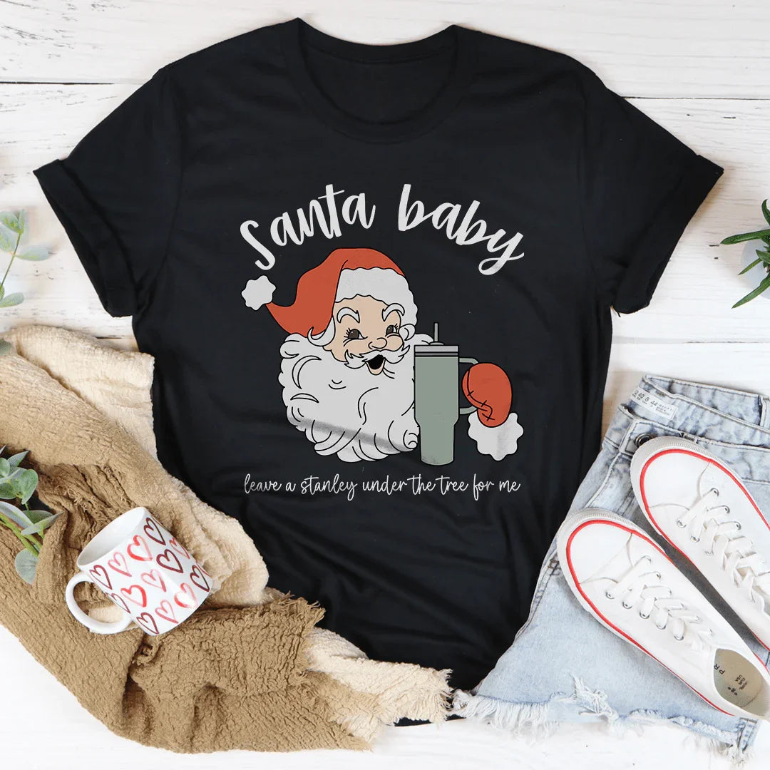 Santa Baby Tee - WonderingCloth