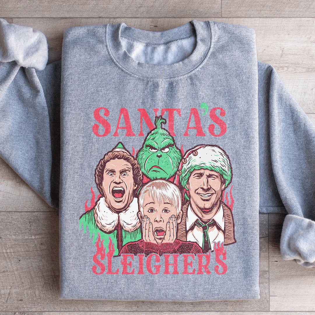 Santa Sleighers Sweatshirt - WonderingCloth