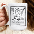 She Believed She Could Mom Mug - WonderingCloth