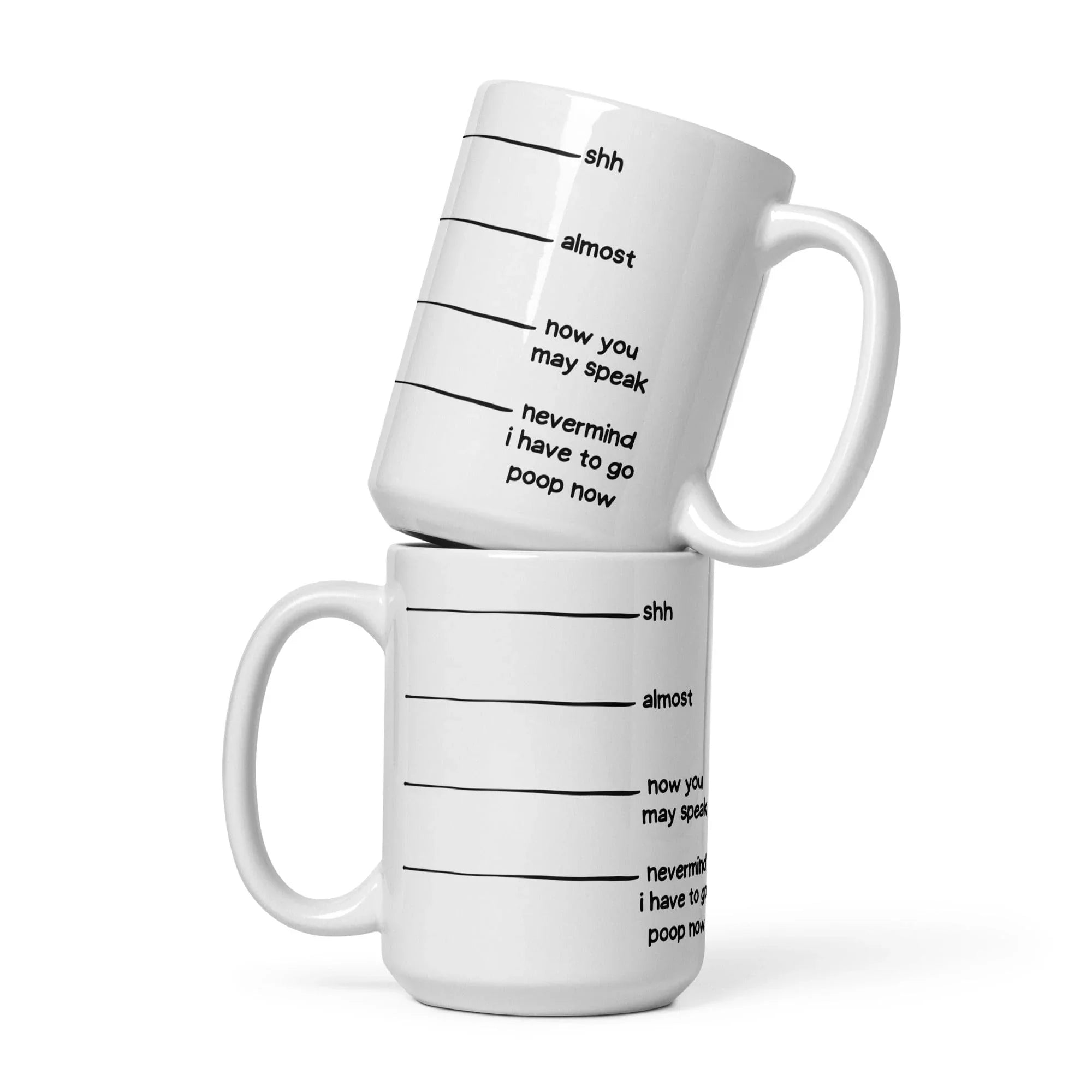 Shhh Mug 15 oz - WonderingCloth