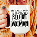 Silent Woman Ceramic Mug 15 oz - WonderingCloth