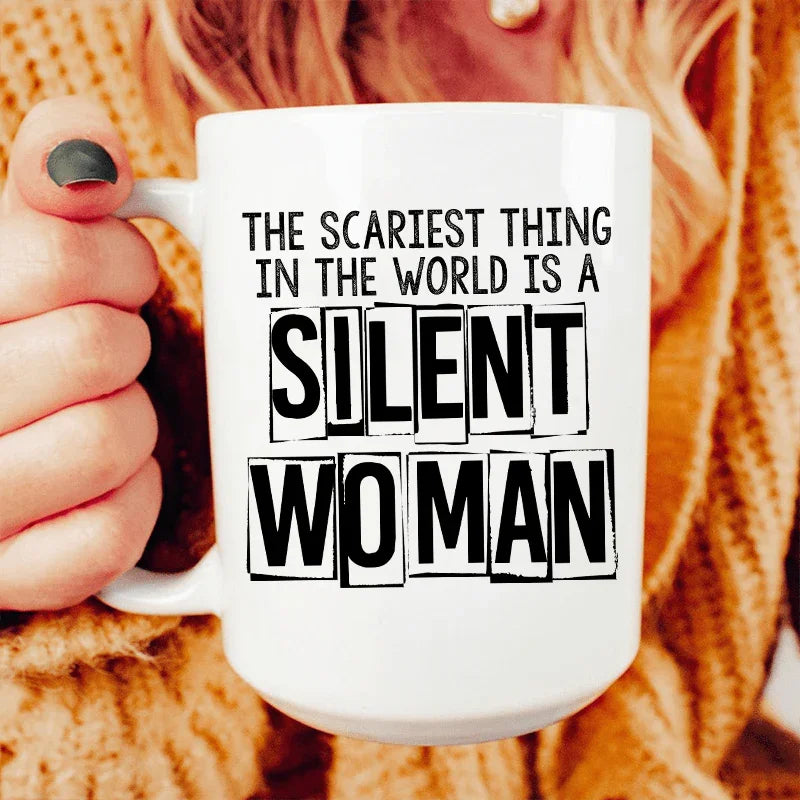 Silent Woman Ceramic Mug 15 oz - WonderingCloth