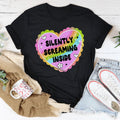 Silently Screaming Inside Tee - WonderingCloth