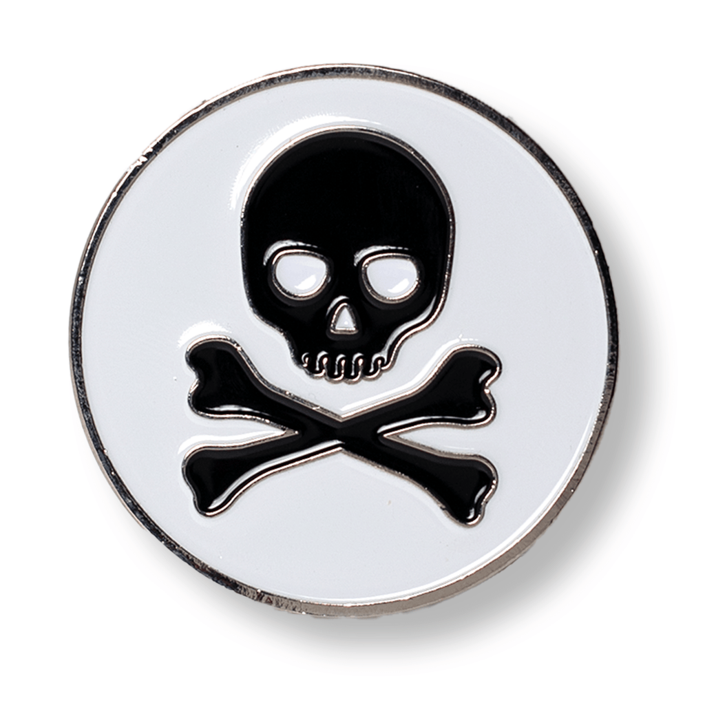 Skull and Bones Ball Marker - WonderingCloth
