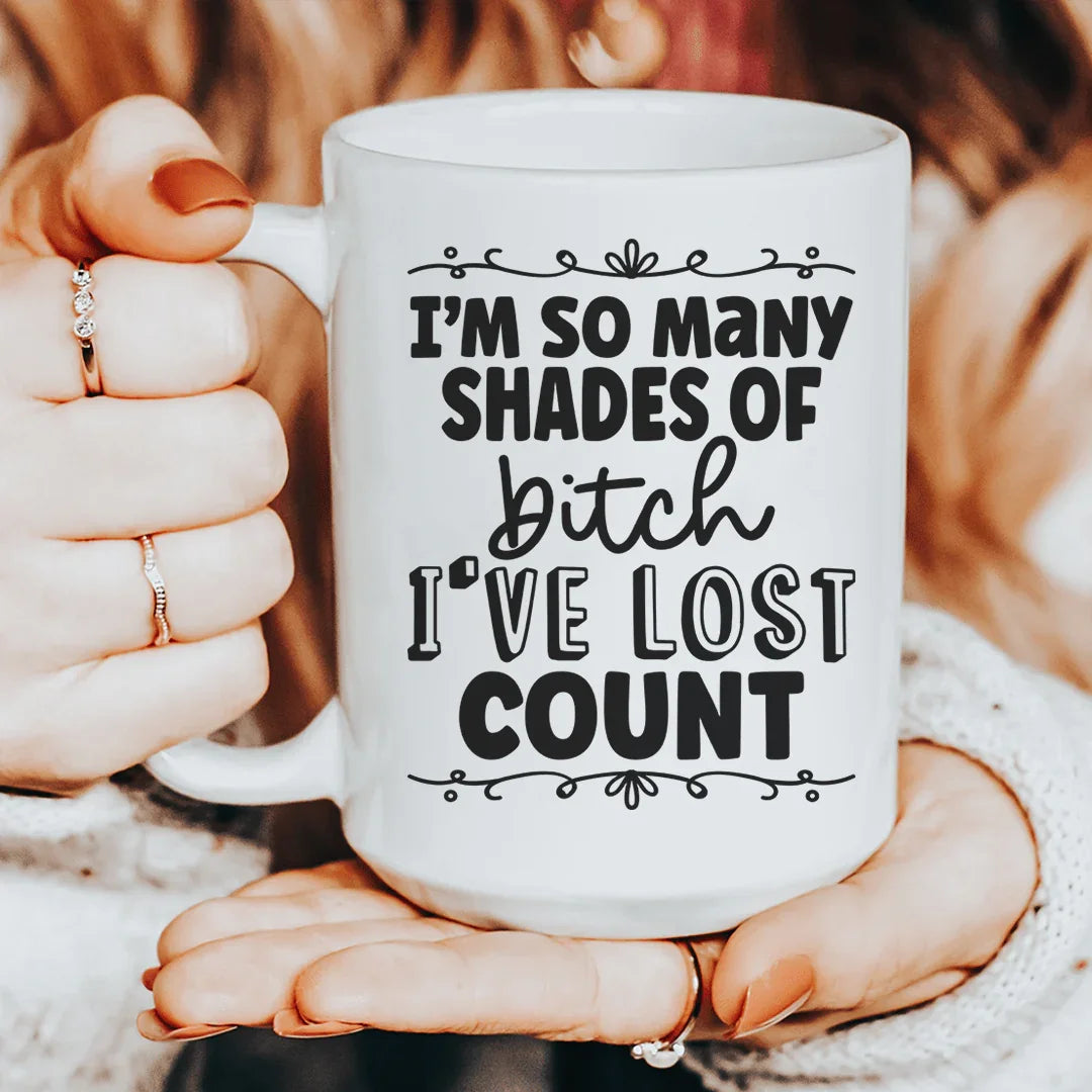 So Many Shades Ceramic Mug 15 oz - WonderingCloth