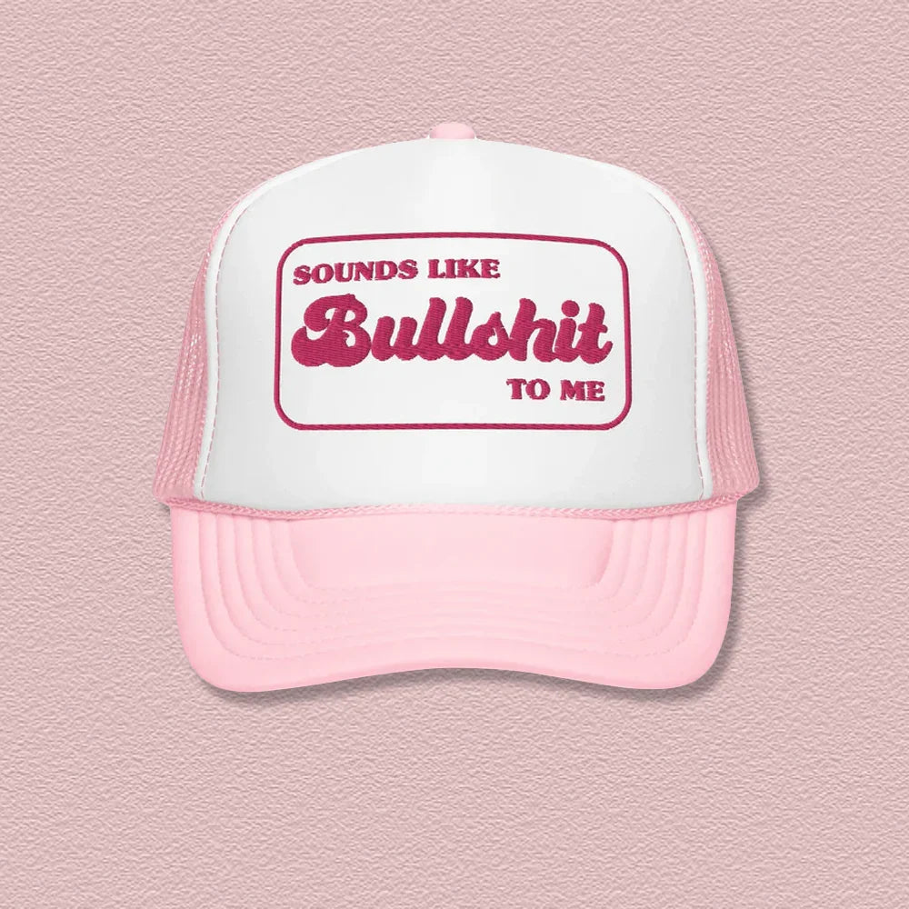 Sounds Like BS Trucker Hat - WonderingCloth