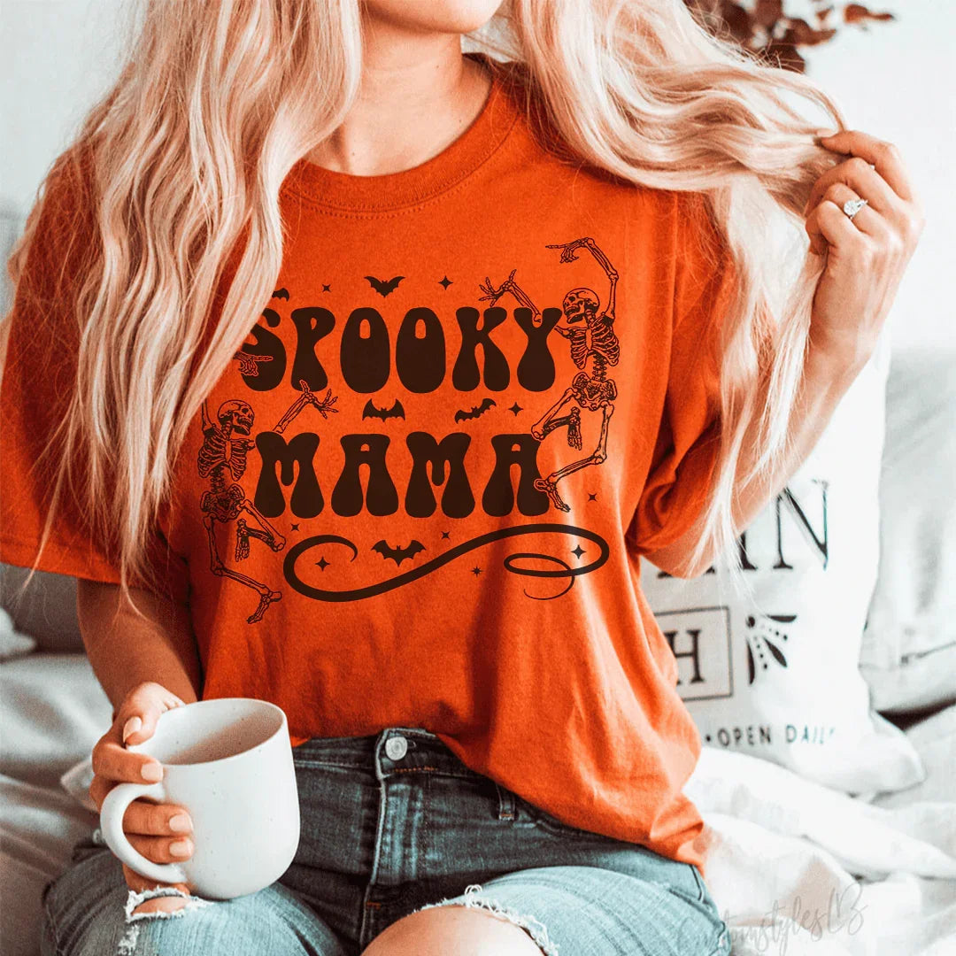 Spooky Mama Tee - WonderingCloth