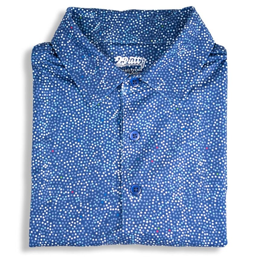 Starry Night Men's Polo - WonderingCloth