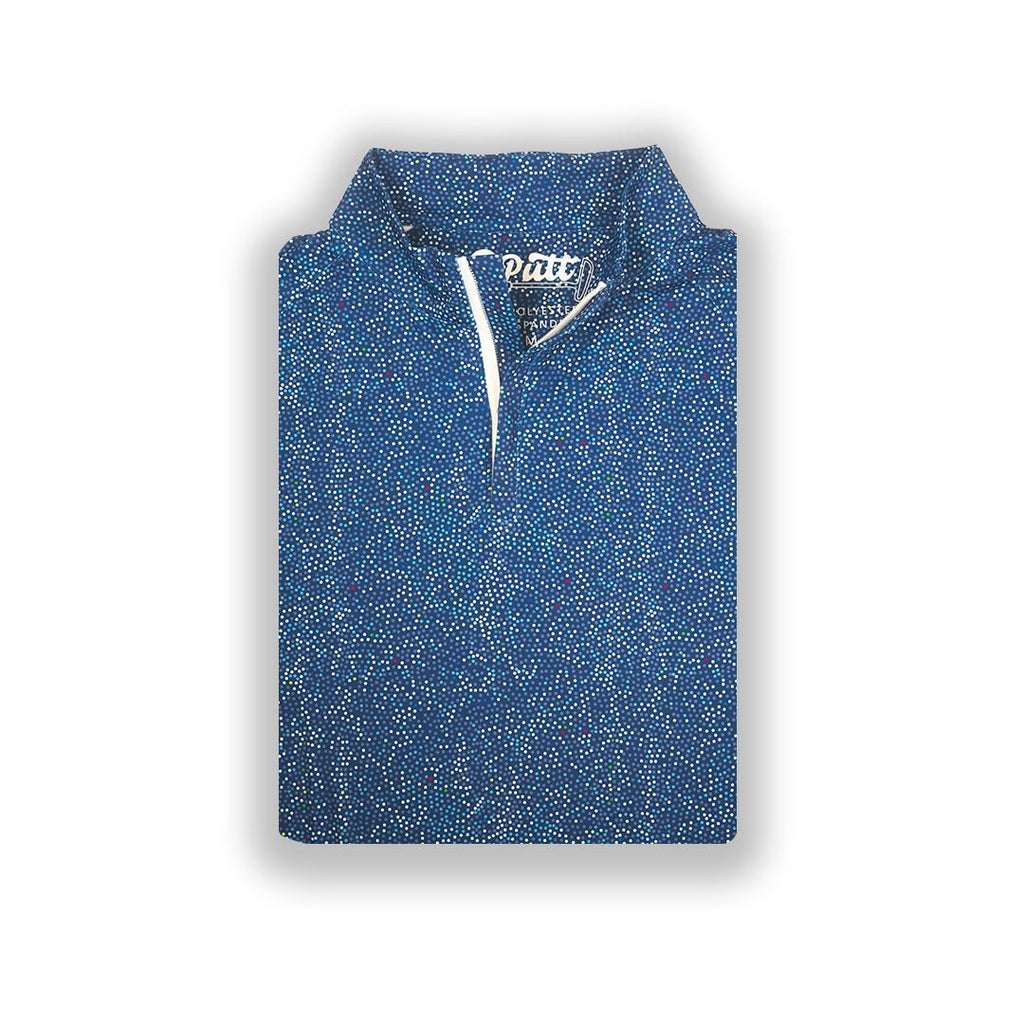 Starry Night Men's Q-Zip - WonderingCloth