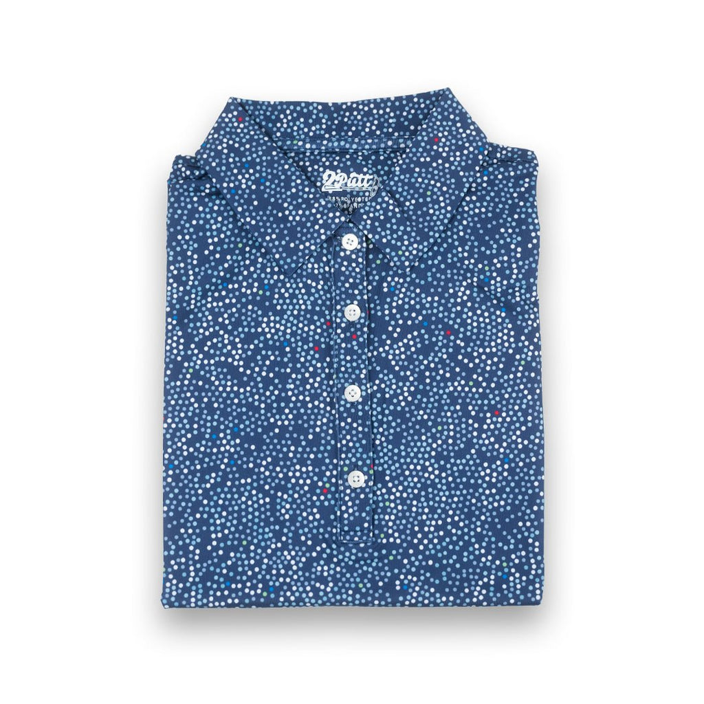 Starry Night Women's Polo (Sleeveless) - WonderingCloth
