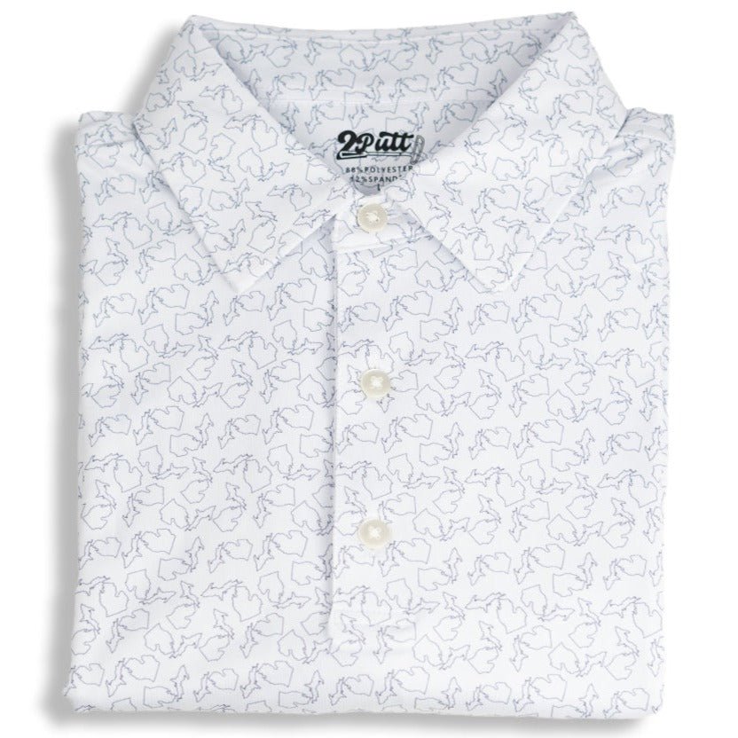 State of Michigan Men's Polo - WonderingCloth