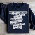 Stay At Home Mom Sweatshirt - WonderingCloth