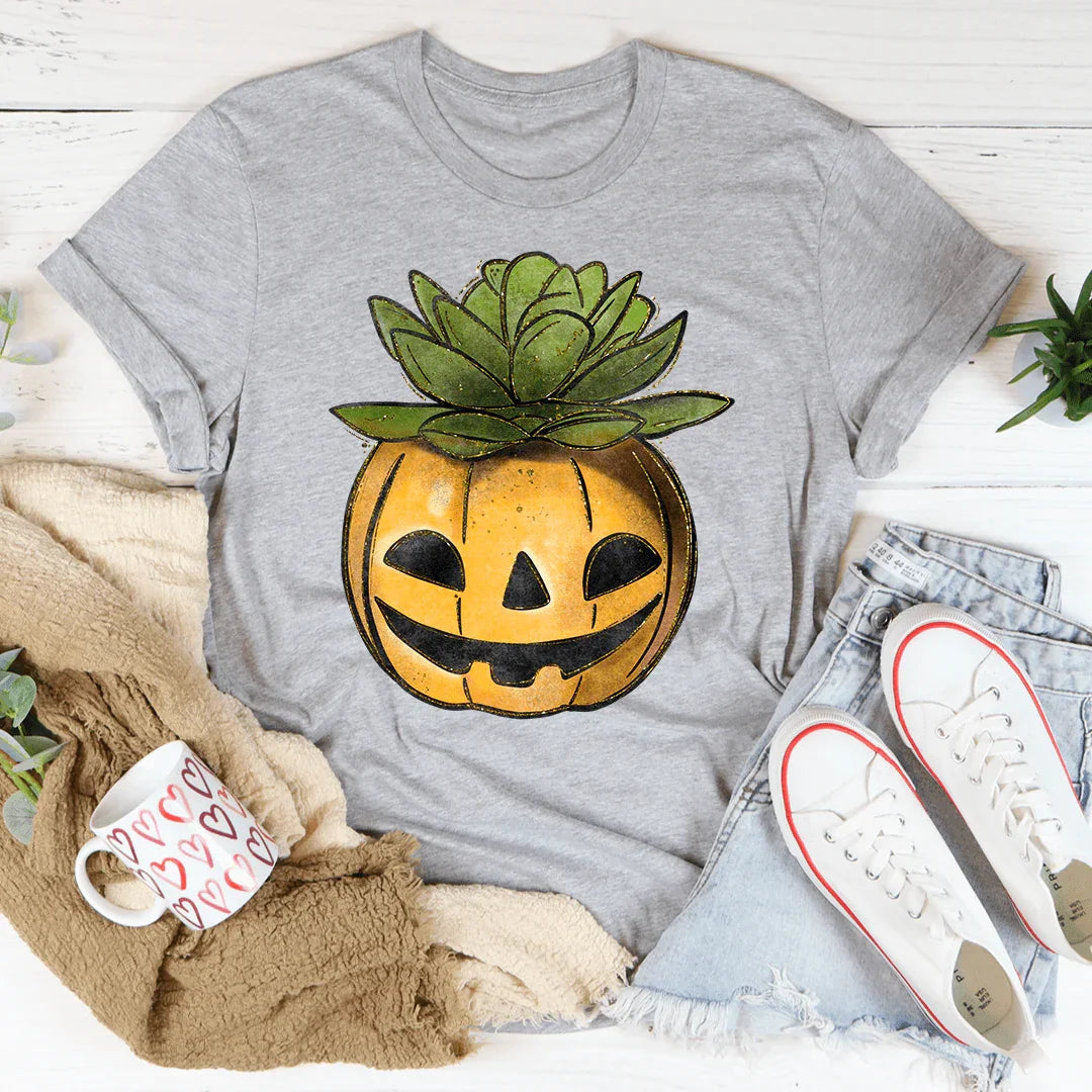 Succulent Pumpkin Tee - WonderingCloth