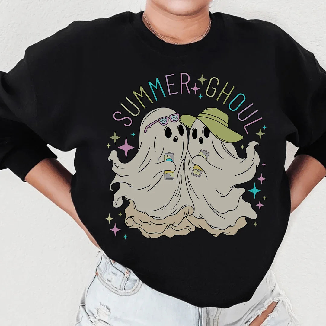 Summer Ghoul Sweatshirt - WonderingCloth