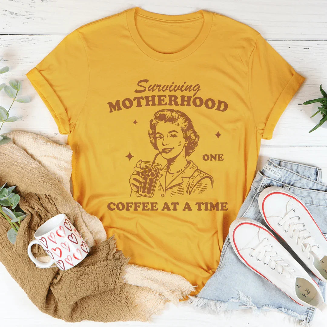 Surviving Motherhood Tee - WonderingCloth