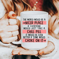 Take A Chill Pill Ceramic Mug 15 oz - WonderingCloth
