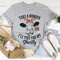 Take A Number Cow Tee - WonderingCloth