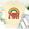 Tanned & Tipsy Tee - WonderingCloth