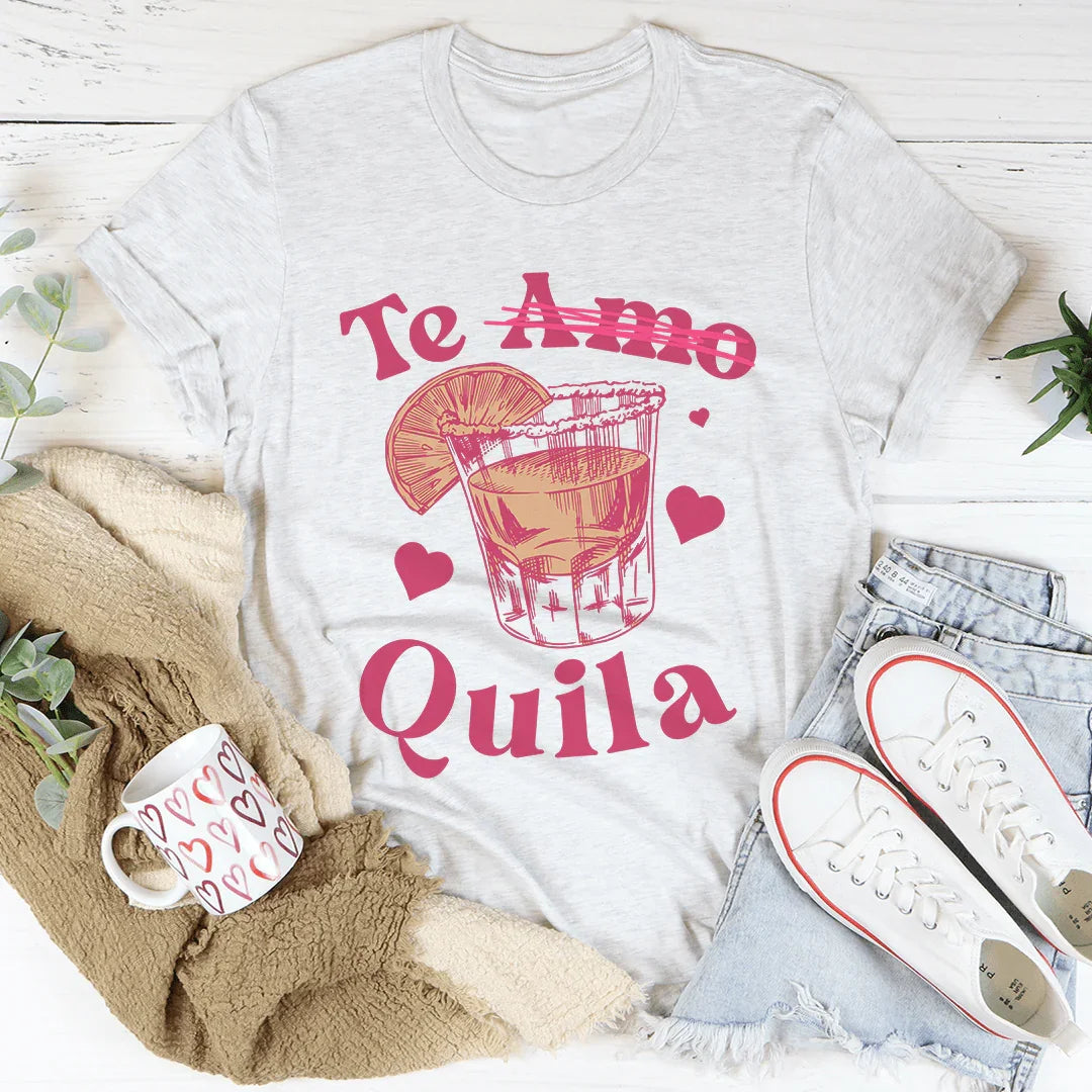Tequila Valentine's Tee - WonderingCloth