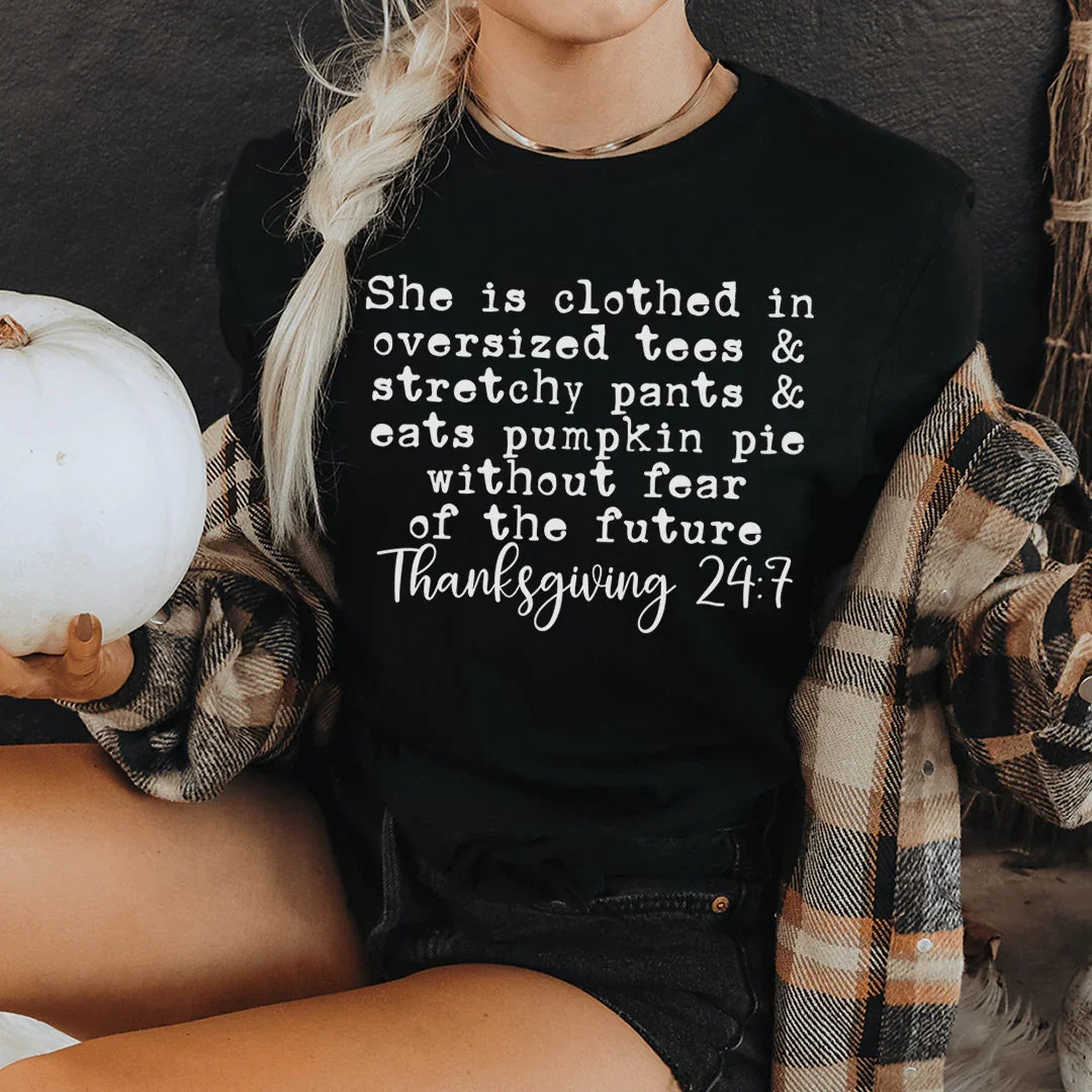 Thanksgiving 24/7 Tee - WonderingCloth