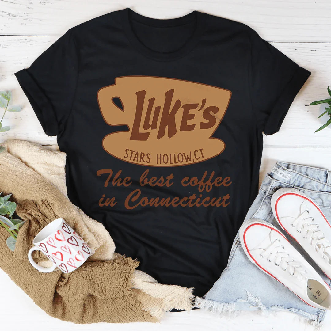 Luke's Coffee Tee - WonderingCloth