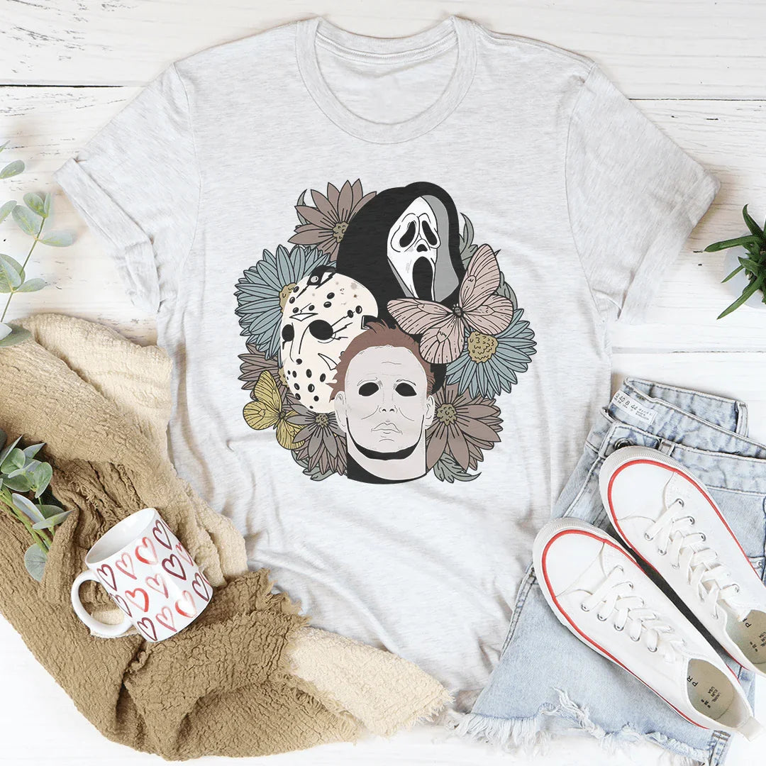 The Boys Of Fall Floral Tee - WonderingCloth