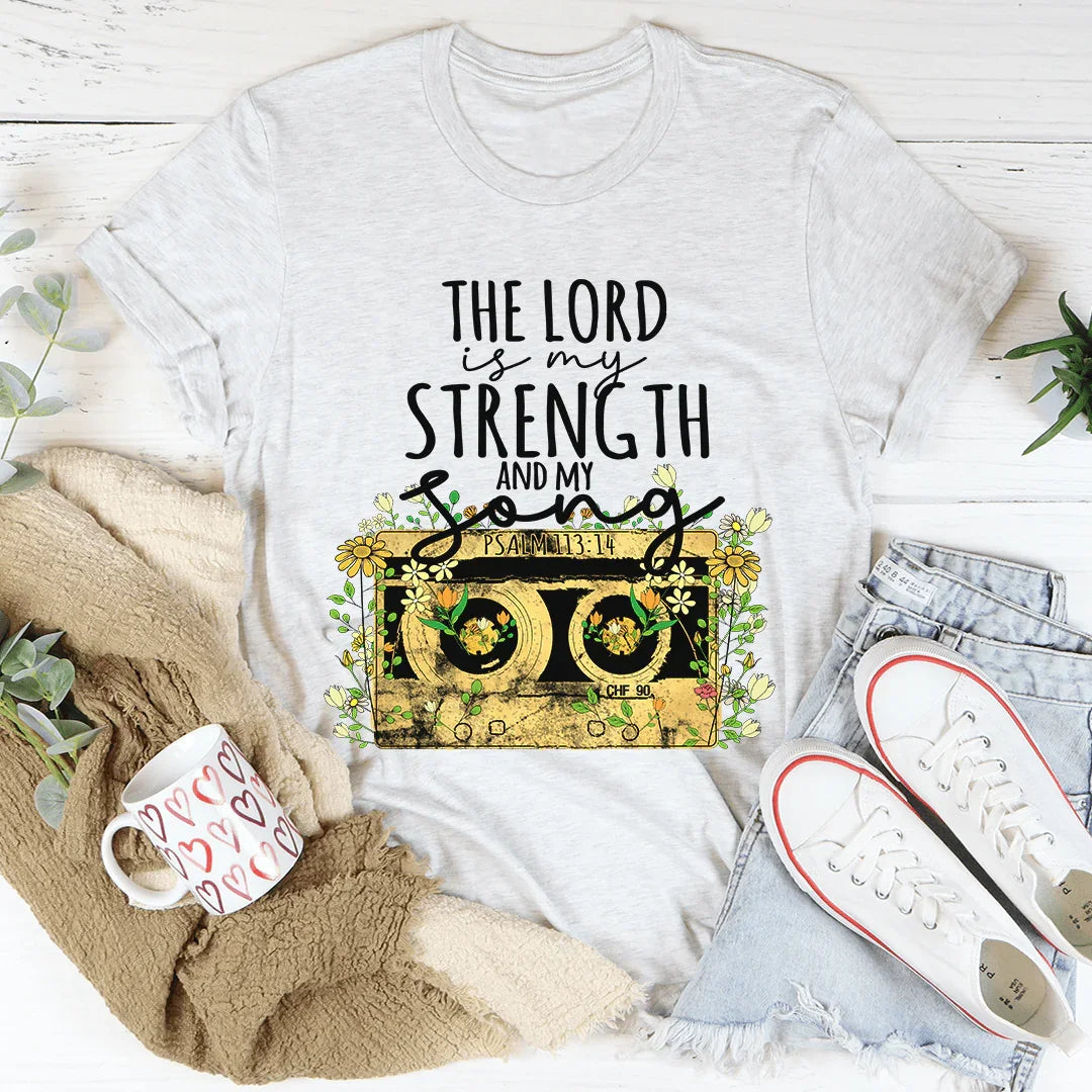 The Lord Is My Strength And My Song Tee - WonderingCloth