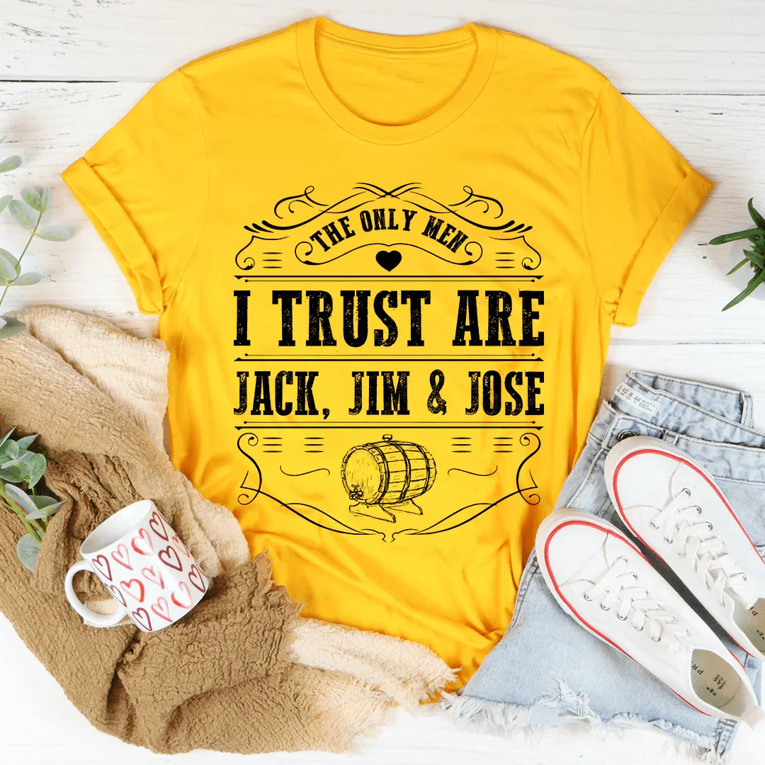 The Only Men I Trust Tee - WonderingCloth