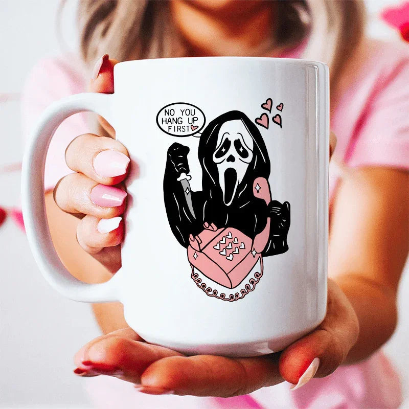 The Reaper You Hang Up First Ceramic Mug 15 oz - WonderingCloth