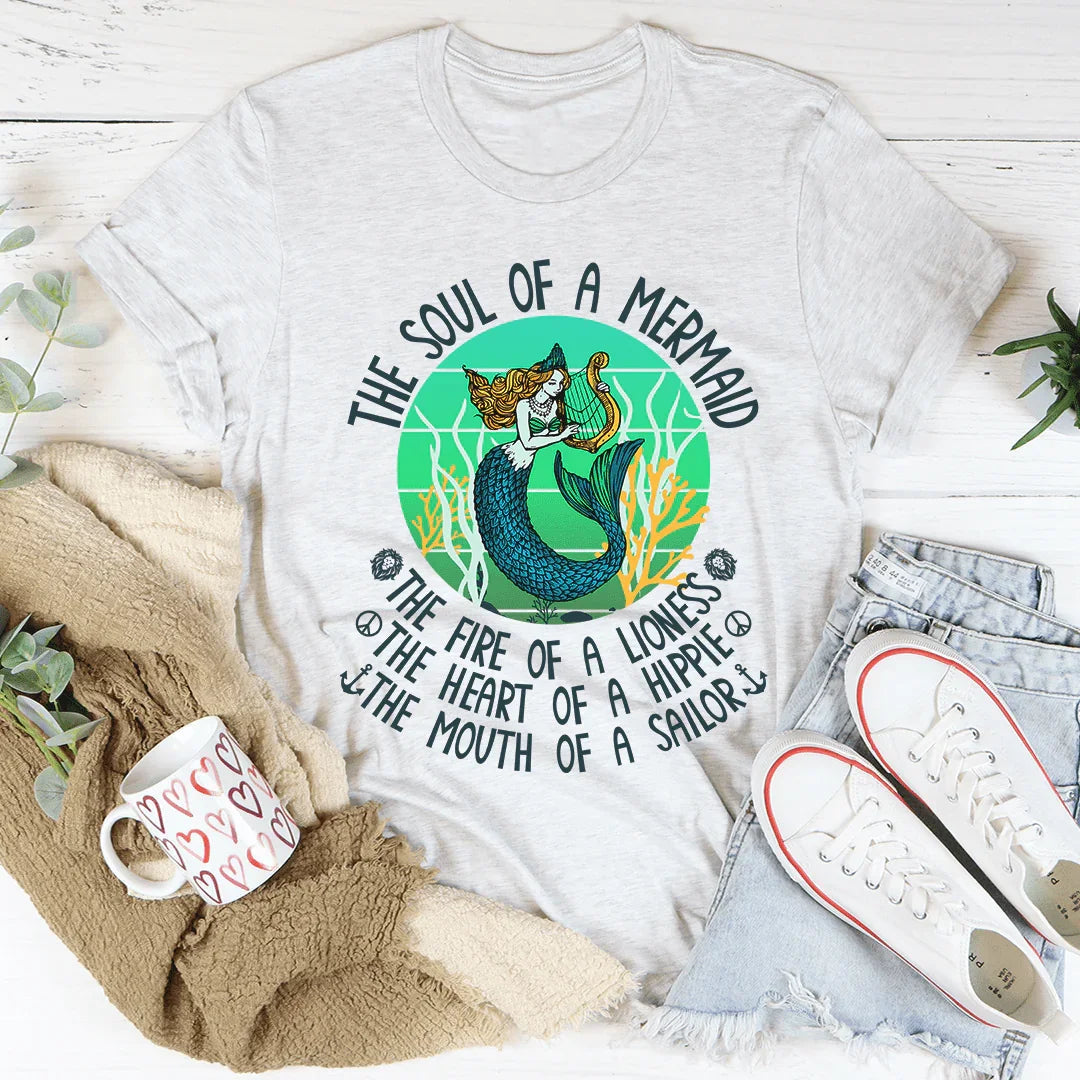 The Soul Of A Mermaid Tee - WonderingCloth