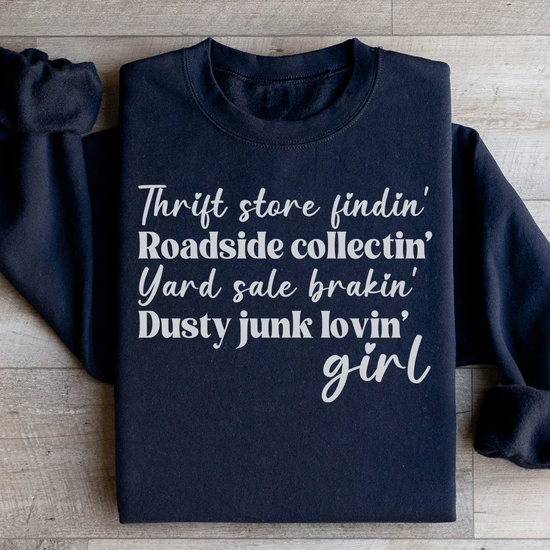 Thrift Store Girl Sweatshirt - WonderingCloth