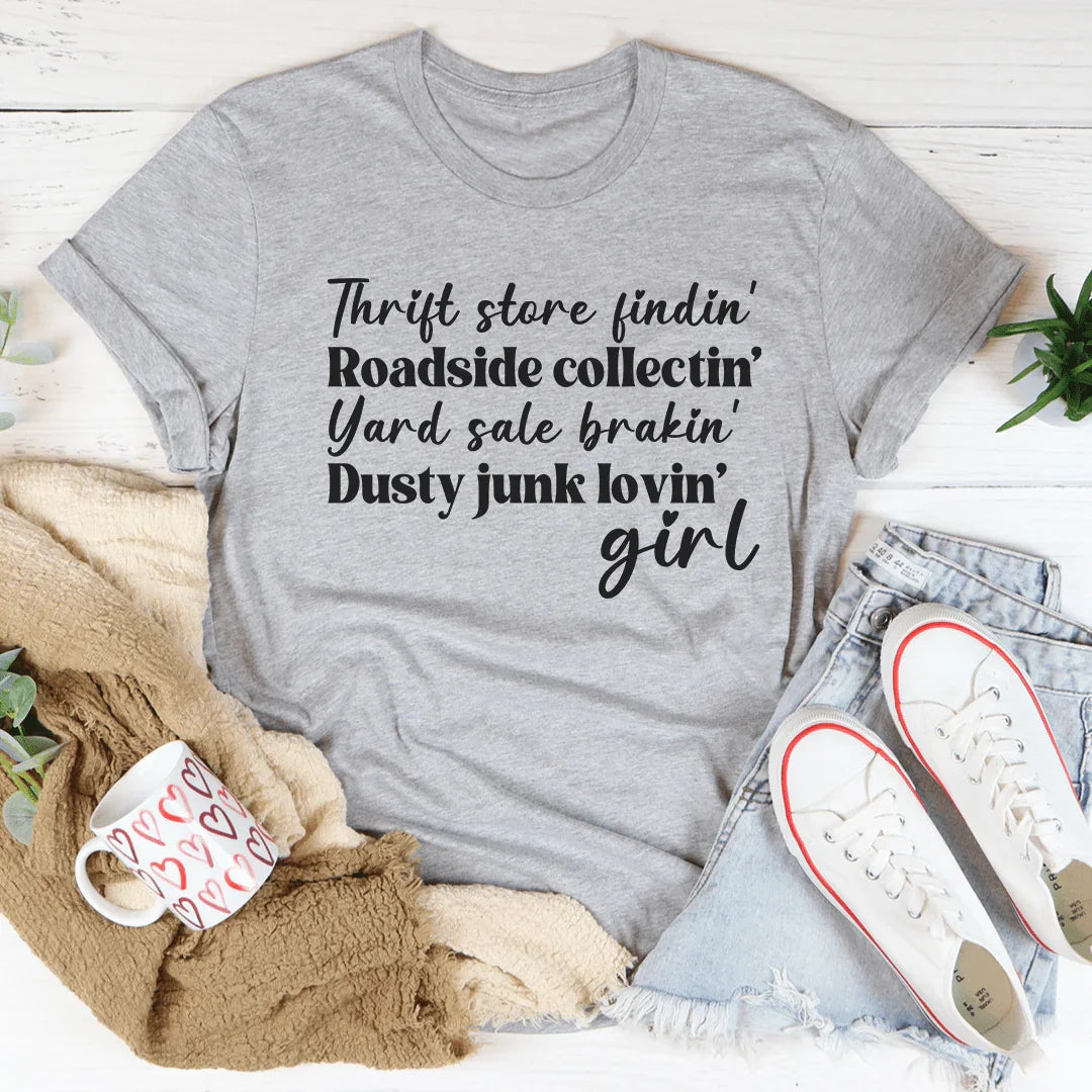 Thrift Store Girl Tee - WonderingCloth