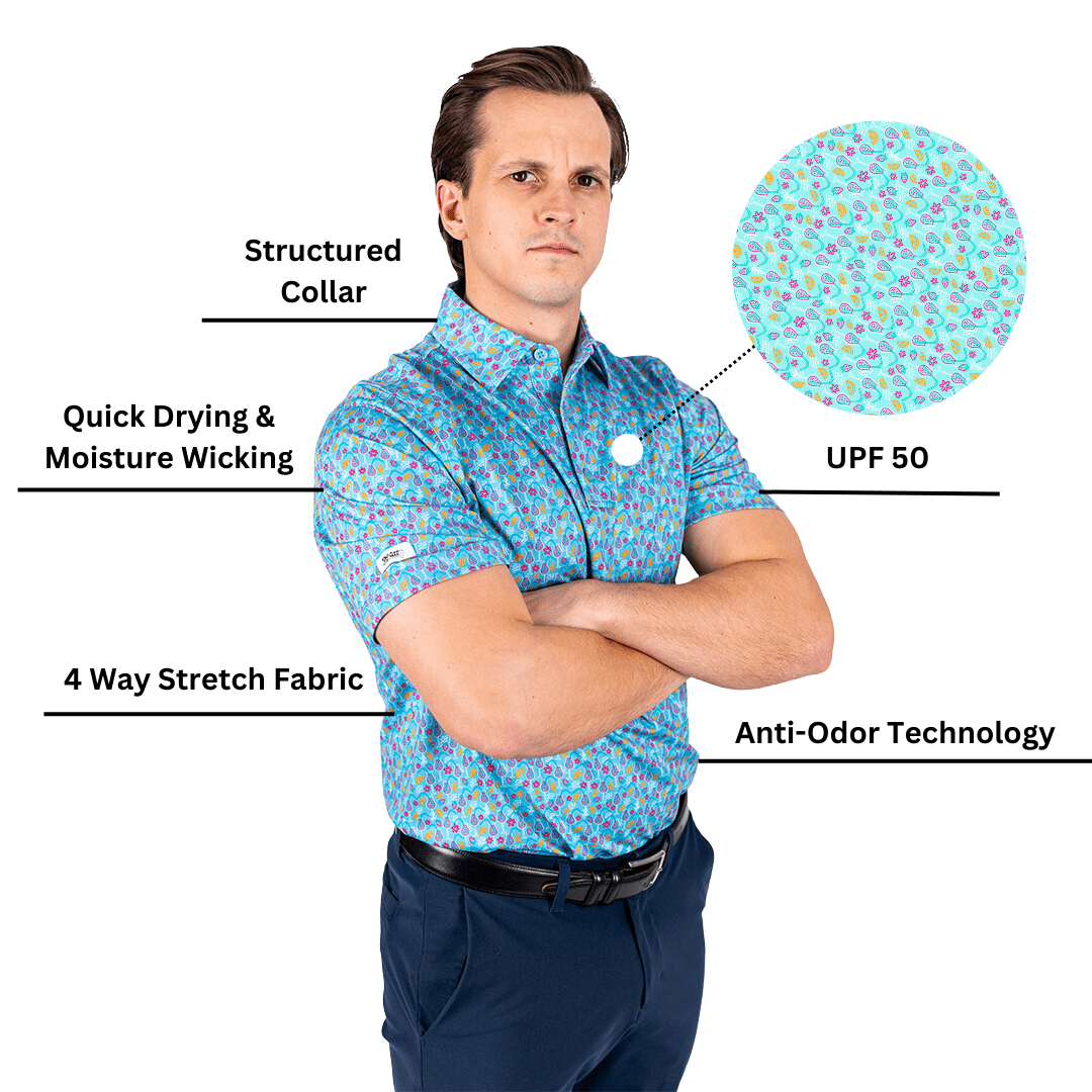 Time to Par/Tee Men's Polo - WonderingCloth