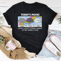 Today's Mood B-tchy With A Strong Chance Of Not Giving A F_ck Tee - WonderingCloth